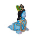 Crawling Krishnan Statue - 11 x 10 Inches | Giri Golu Doll/ Clay Doll/ Janmashtami Decoration - Clay Kolu Bommai