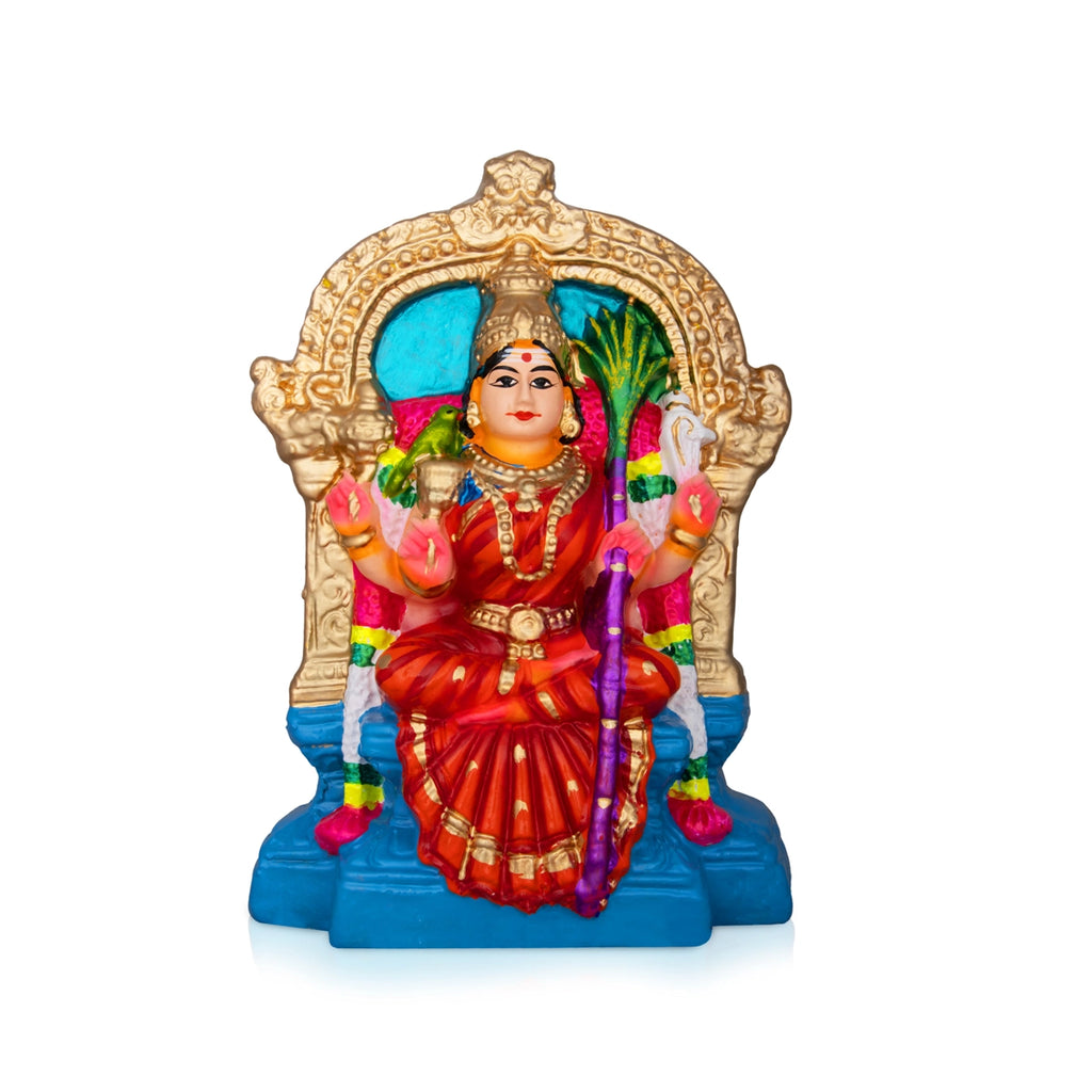 Kamakshi Clay Golu Bommai - 9 x 6.5 Inches | Giri Golu Doll/ Navaratri Golu Bomma/Gombe/Bommai