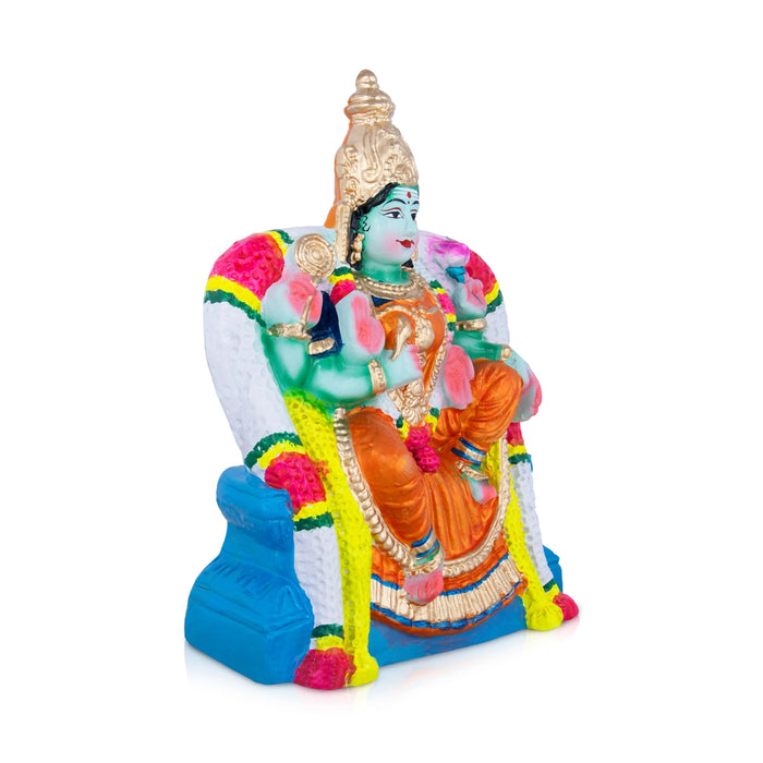 Neelayathatchi Clay Golu Bommai - 12 x 9 Inches | Giri Golu Doll/ Navaratri Golu Bomma/Gombe/Bommai