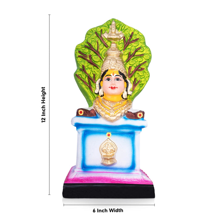 Tulasi Maadam Clay Golu Bommai - 12 x 6 Inches | Giri Golu Doll/ Navaratri Golu Bomma/Gombe/Bommai