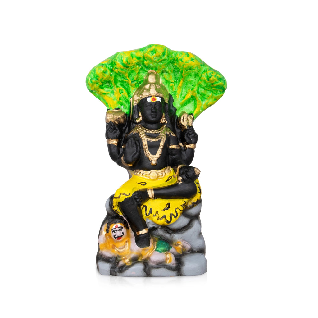 Dhakshinamoorthy Clay Golu Bommai - 9 Inches | Giri Golu Doll/ Navaratri Golu Bomma/Gombe/Bommai