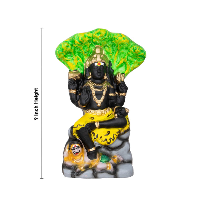 Dhakshinamoorthy Clay Golu Bommai - 9 Inches | Giri Golu Doll/ Navaratri Golu Bomma/Gombe/Bommai