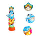 Flute Krishna - 9.5 x 3 Inches | Paper Mache Doll / Golu Doll / Golu Bommai / Janmashtami Decoration - Paper Mache Kolu Bommai