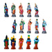 Dasavathaaram Paper Mache Golu Bommai Set - 12 x 5 Inches | Giri Golu Doll/Navaratri Golu Bomma/Gombe/Bommai - Paper Mache Kolu Bommai