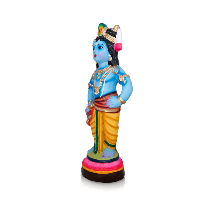 Vittoba Krishna Paper Mache Golu Bommai – 22 X 8 Inches | Giri Golu Doll / Navaratri Golu Bomma / Gombe / Bommai