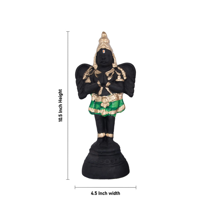 Garudan Hanuman Paper Mache Golu Bommai Pair - 10.5 x 4.5 Inches | Giri Golu Doll/ Navaratri Golu Bomma/ Gombe - Paper Mache Kolu Bommai