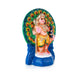 Peacock Murugan Statue Paper Mache Golu Bommai - 10 x 6 Inches | Giri Golu Doll/ Navaratri Golu Bomma/ Gombe - Paper Mache Kolu Bommai
