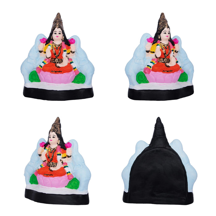 Ashtalakshmi Idol Paper Mache Golu Bommai Set- 8 x 7 Inches | Giri Golu Doll/Navaratri Golu Bomma/Gombe/Bommai - Paper Mache Kolu Bommai