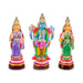 Utsava Murti Paper Mache Golu Bommai Set - 19 x 9 Inches | Giri Golu Doll/ Navaratri Golu Bomma/ Gombe - Paper Mache Kolu Bommai