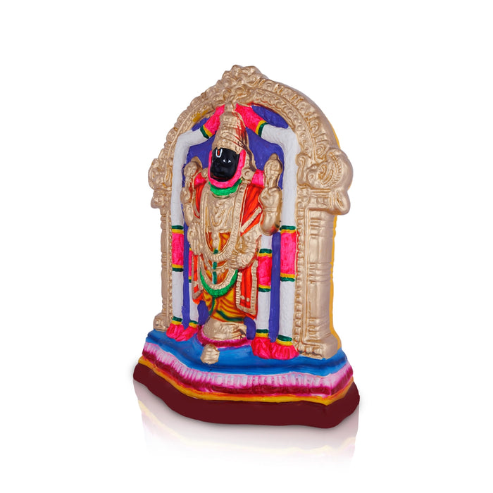 Kalyana Balaji Murti Paper Mache Golu Bommai - 13 x 10 Inches | Giri Golu Doll/Navaratri Golu Bomma/Gombe/Bommai - Paper Mache Kolu Bommai