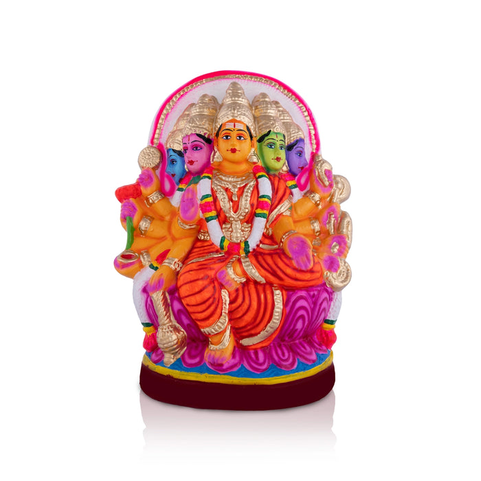 Gayathri Devi Paper Mache Golu Bommai - 14 x 11 Inches | Giri Golu Doll/ Navaratri Golu Bomma/Gombe
