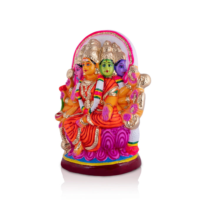 Gayathri Devi Paper Mache Golu Bommai - 14 x 11 Inches | Giri Golu Doll/ Navaratri Golu Bomma/Gombe