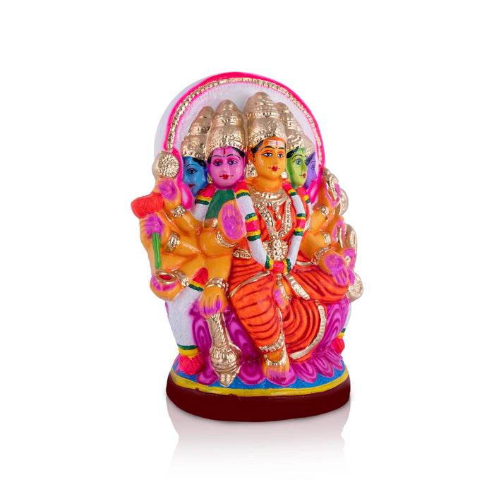Gayathri Devi Paper Mache Golu Bommai - 14 x 11 Inches | Giri Golu Doll/ Navaratri Golu Bomma/Gombe