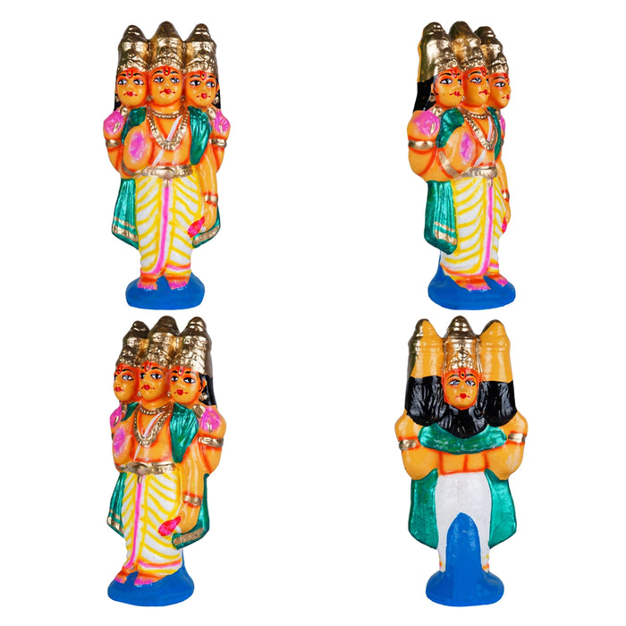 Thiruparkadal Clay Golu Bommai Set - 11 x 22 Inches | Giri Golu Doll/ Navaratri Golu Bomma/ Gombe