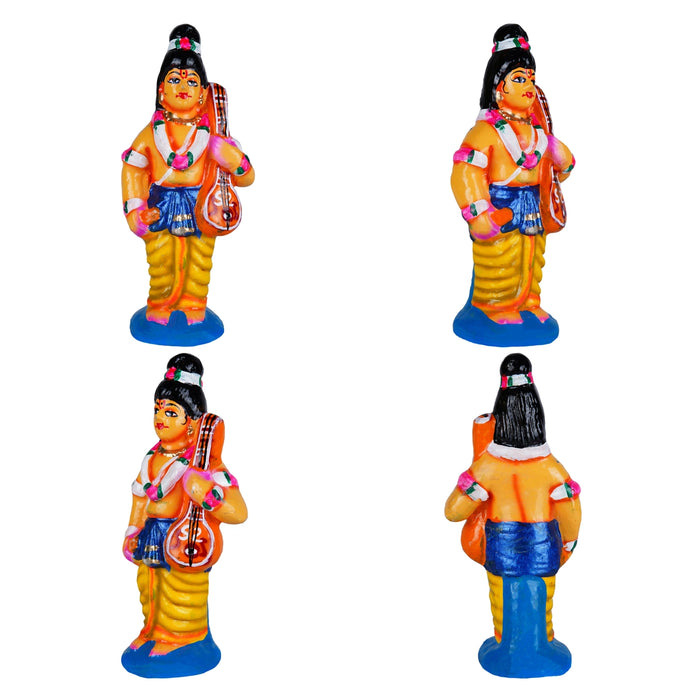 Thiruparkadal Clay Golu Bommai Set - 11 x 22 Inches | Giri Golu Doll/ Navaratri Golu Bomma/ Gombe