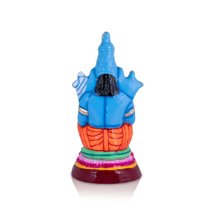 Harihara Statue Paper Mache Golu Bommai - 14 x 7 Inches | Giri Golu Doll/ Navaratri Golu Bomma/Gombe/Bommai - Paper Mache Kolu Bommai