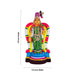 Goda Devi Paper Mache Golu Bommai - 20 x 9.5 Inches | Giri Golu Doll/ Navaratri Golu Bomma/Gombe/Andal Bommai - Paper Mache Kolu Bommai
