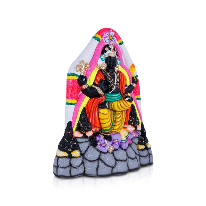 Dakshinamurthy Vigraham Paper Mache Golu Bommai - 15 x 14 Inches | Giri Golu Doll/ Navaratri Golu Bomma/ Gombe - Paper Mache Kolu Bommai