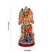 Hanuman Murti Carrying Ram Lakshman Paper Mache Golu Bommai- 15 x 7 Inches | Giri Golu Doll/Navaratri Golu Gombe - Paper Mache Kolu Bommai