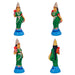 Murugan Valli Deivanai Statue Paper Mache Golu Bommai Set - 10 X 6.5 Inches | Giri Golu Doll/ Navaratri Gombe - Paper Mache Kolu Bommai