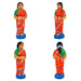 Kanakadhara Lakshmi Clay Golu Bommai Set - 11 X 10 Inches | Giri Golu Doll/ Navaratri Golu Bomma/Gombe/ Bommai - Clay Kolu Bommai