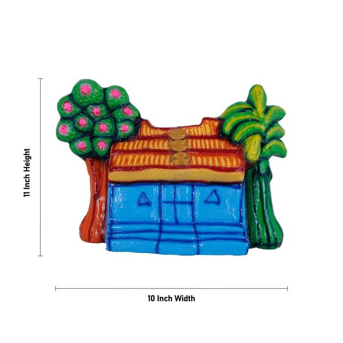 Kanakadhara Lakshmi Clay Golu Bommai Set - 11 X 10 Inches | Giri Golu Doll/ Navaratri Golu Bomma/Gombe/ Bommai - Clay Kolu Bommai
