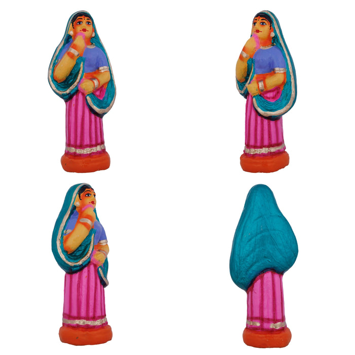 Govardhana Giri Krishna Paper Mache Golu Bommai Set- 12 X 13 Inches | Giri Golu Doll/Navaratri Golu Bommai/Gombe - Paper Mache Kolu Bommai