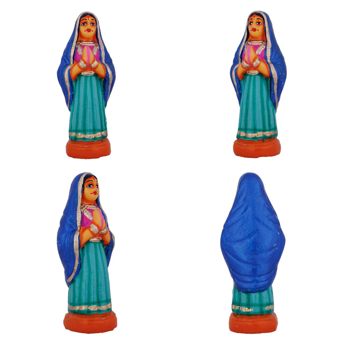 Govardhana Giri Krishna Paper Mache Golu Bommai Set- 12 X 13 Inches | Giri Golu Doll/Navaratri Golu Bommai/Gombe - Paper Mache Kolu Bommai