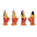 Krishna Murti With Gopiyar Clay Golu Bommai Set - 9 X 3.5 Inches | Giri Golu Doll/ Navaratri Golu Bommai/ Gombe - Clay Kolu Bommai