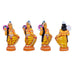 Krishna Murti With Gopiyar Clay Golu Bommai Set - 9 X 3.5 Inches | Giri Golu Doll/ Navaratri Golu Bommai/ Gombe - Clay Kolu Bommai