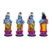 Krishna Murti With Gopiyar Clay Golu Bommai Set - 9 X 3.5 Inches | Giri Golu Doll/ Navaratri Golu Bommai/ Gombe - Clay Kolu Bommai