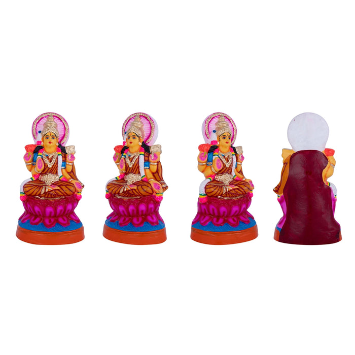Ashtalakshmi Idol Paper Mache Golu Bommai Set - 12 X 8 Inches | Giri Golu Doll/ Navaratri Golu Bommai/ Gombe - Paper Mache Kolu Bommai