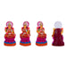 Ashtalakshmi Idol Paper Mache Golu Bommai Set - 12 X 8 Inches | Giri Golu Doll/ Navaratri Golu Bommai/ Gombe - Paper Mache Kolu Bommai