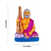 Sangeetha Mummoorthigal Clay Golu Bommai Set - 7 X 5 Inches | Giri Golu Doll/ Navaratri Golu Bommai/ Gombe - Clay Kolu Bommai
