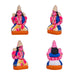 Lalithambikai Clay Golu Bommai Set - 10 Inches | Giri Golu Doll/ Navaratri Golu Bomma/ Gombe/ Bommai - Clay Kolu Bommai