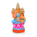Ashtalakshmi Idols Clay Golu Bommai Set - 9 x 8.5 Inches | Giri Golu Doll/ Navaratri Golu Bomma/ Gombe/ Bommai - Clay Kolu Bommai