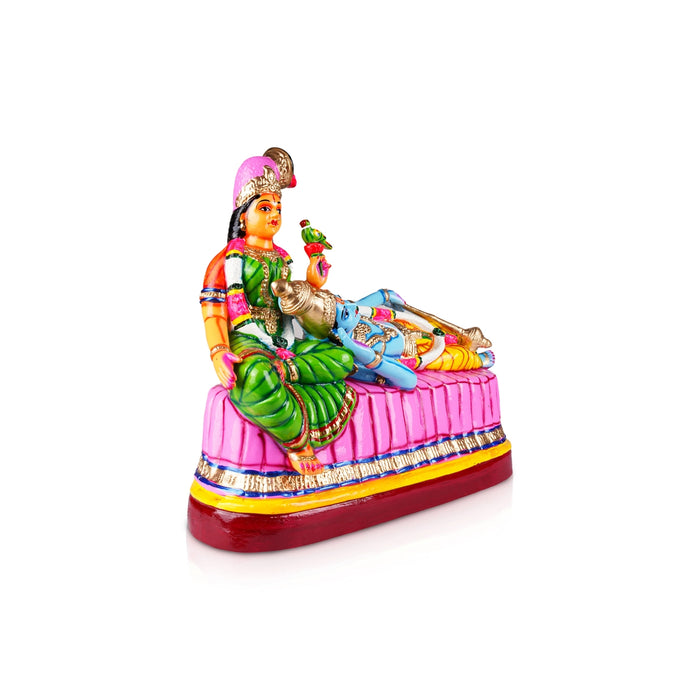 Andal Rangamannar Paper Mache Golu Bommai - 18 x 12 Inches | Giri Golu Doll/ Navaratri Golu Bomma/Gombe