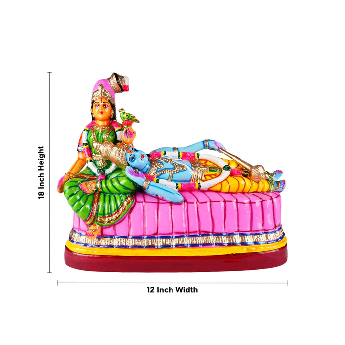 Andal Rangamannar Paper Mache Golu Bommai - 18 x 12 Inches | Giri Golu Doll/ Navaratri Golu Bomma/Gombe