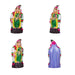Andal Jananam Clay Golu Bommai Set - 8.5 x 3.5 Inches | Giri Golu Doll/ Navaratri Golu Bomma/Gombe/Bommai - Clay Kolu Bommai