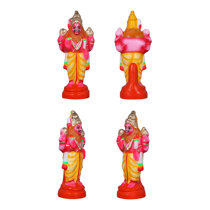 Dasavatharam Clay Golu Bommai Set - 9 x 3.5 Inches | Giri Golu Doll/ Navaratri Golu Bomma/Gombe/Bommai - Clay Kolu Bommai