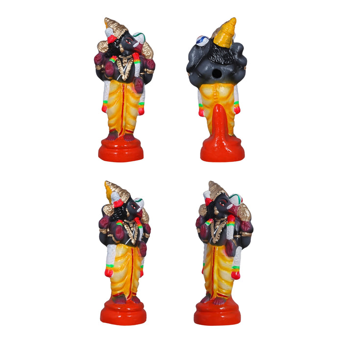 Dasavatharam Clay Golu Bommai Set - 9 x 3.5 Inches | Giri Golu Doll/ Navaratri Golu Bomma/Gombe/Bommai - Clay Kolu Bommai