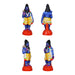 Dasavatharam Clay Golu Bommai Set - 9 x 3.5 Inches | Giri Golu Doll/ Navaratri Golu Bomma/Gombe/Bommai - Clay Kolu Bommai