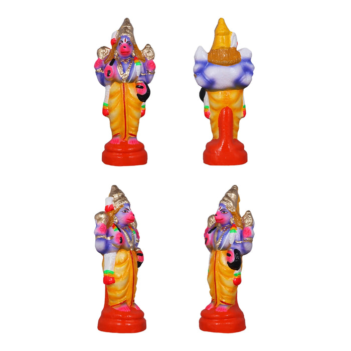 Dasavatharam Clay Golu Bommai Set - 9 x 3.5 Inches | Giri Golu Doll/ Navaratri Golu Bomma/Gombe/Bommai - Clay Kolu Bommai