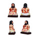 Perumal Thayam Clay Golu Bommai Set - 8 x 7 Inches | Giri Golu Doll/ Navaratri Golu Bomma/ Gombe/ Bommai - Clay Kolu Bommai