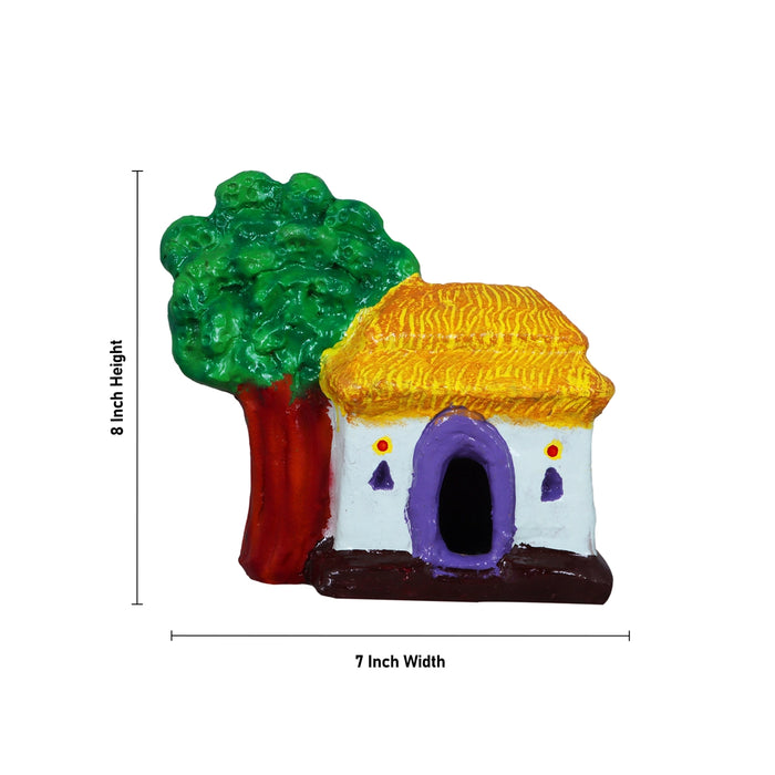 Perumal Thayam Clay Golu Bommai Set - 8 x 7 Inches | Giri Golu Doll/ Navaratri Golu Bomma/ Gombe/ Bommai - Clay Kolu Bommai