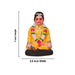 Kalyanam Clay Golu Bommai Set - 7 x 2.5 Inches | Giri Golu Doll/ Navaratri Golu Bomma/Gombe/Bommai - Clay Kolu Bommai