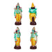 Ramar Clay Golu Bommai Set - 9 x 4 Inches | Giri Golu Doll/ Navaratri Golu Bomma/Gombe/Bommai - Clay Kolu Bommai