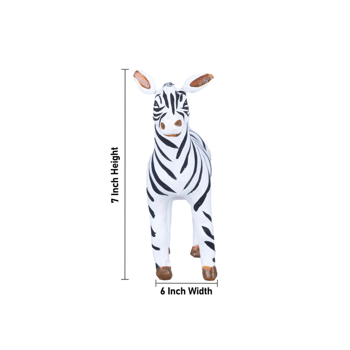 Animal Clay Golu Bommai - 7 x 6 Inches | Giri Golu Doll/ Navaratri Golu Bomma/Gombe/Bommai - Clay Kolu Bommai