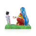Krishna Blessing Fruit Seller Clay Golu Bommai - 7 x 8 Inches | Giri Golu Doll/ Navaratri Golu Bomma/Gombe - Clay Kolu Bommai