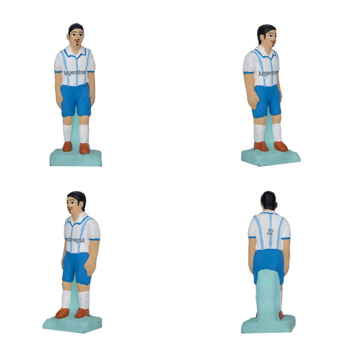 Football Game Clay Golu Bommai Set - 7 x 2 Inches | Giri Golu Doll/ Navaratri Golu Bomma/Gombe/Bommai - Clay Kolu Bommai